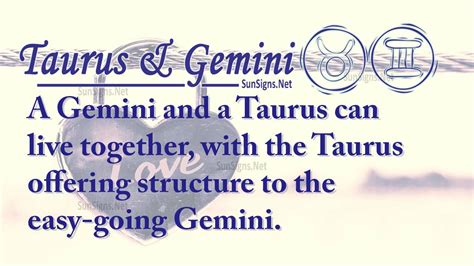taurus dating gemini